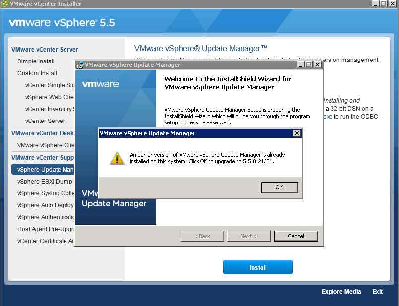 Как обновить Vcenter с 5.1 до 5.5 — часть 3. Обновляем Update Manager Server-04