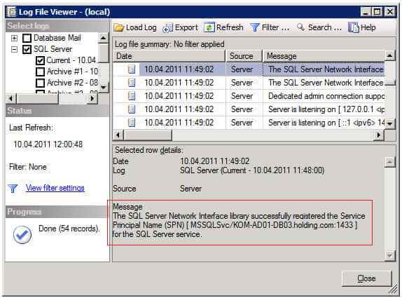Как настроить SPN (Service Principal Name) в SQL Server и динамическая регистрация SPN-08