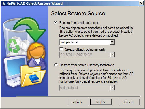 Корзина Active Directory windows server 2008R2 и методы восстановления объектов-32