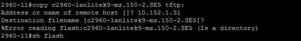Как обновить прошивку IOS в Сisco router или switch на примере Cisco 2960+48TC-S-08