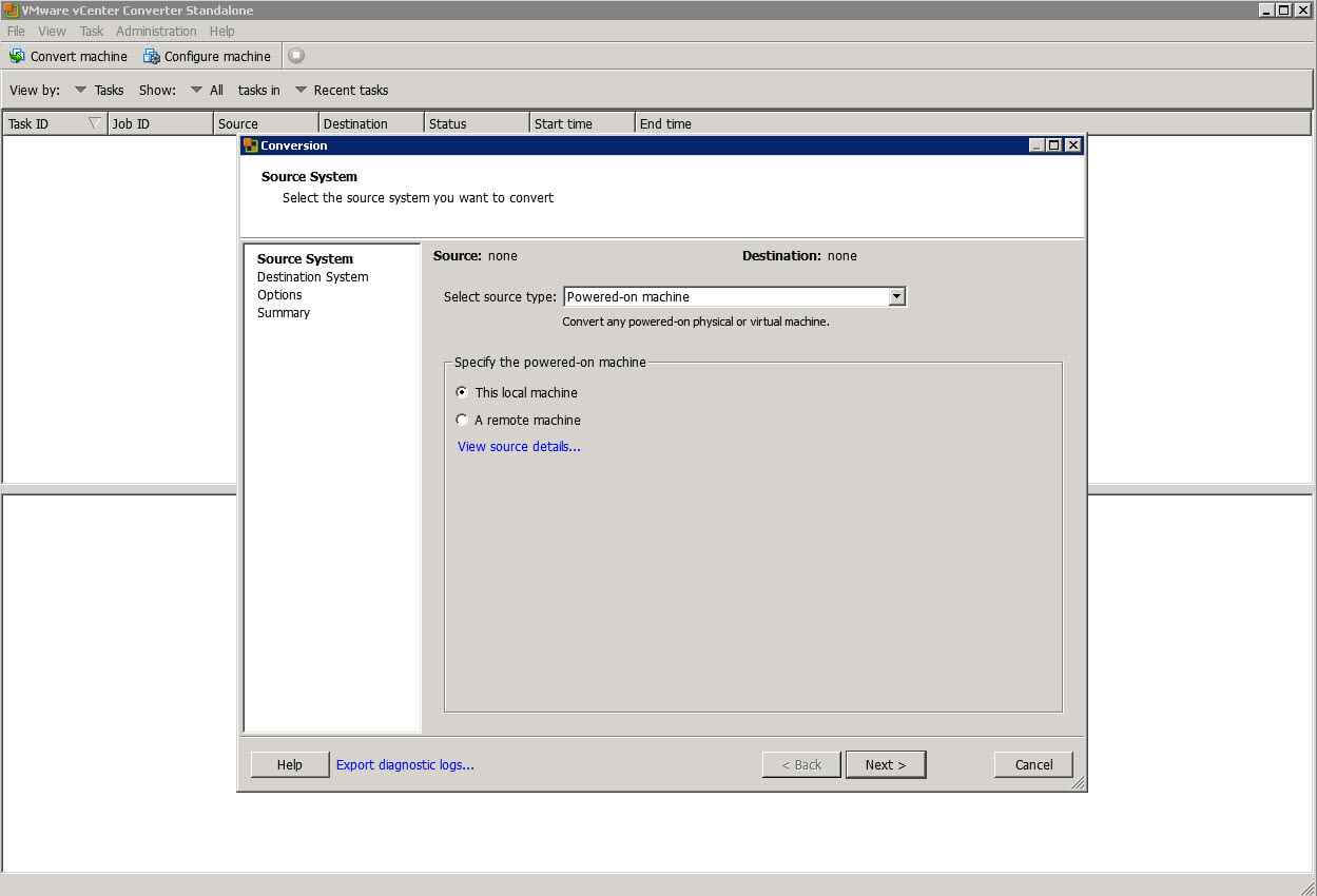 Kak virtualizovat fizicheskiy server s pomoshhyu VMware vCenter Converter Standalone 5.x.x 02