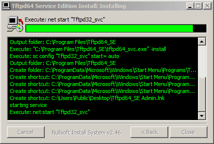 Как установить tftp сервер на примере tftpd64 service edition-05