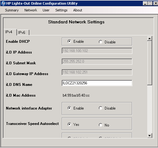 Как узнать IP адрес ILO 3 интерфейса в серверах HP-03