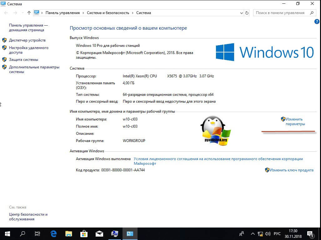 Obyichnyiy metodo vvoda v domen Windows 10 02