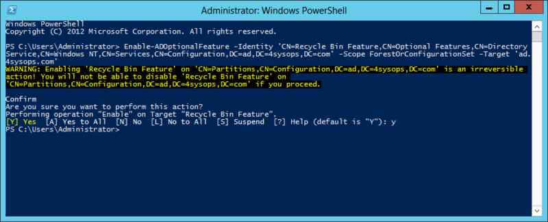 Что нового в корзине Active Directory в Windows Server 2012-05