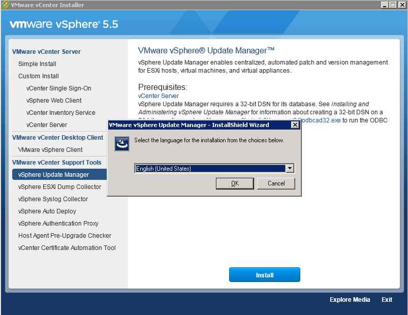 Как обновить Vcenter с 5.1 до 5.5 — часть 3. Обновляем Update Manager Server-02