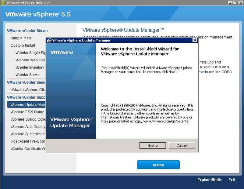 Как обновить Vcenter с 5.1 до 5.5 — часть 3. Обновляем Update Manager Server-05