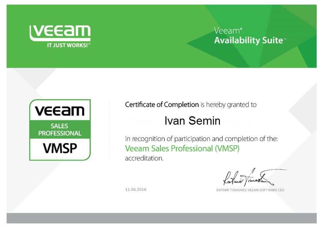 Veeam Sales Professional (VMSP)-1
