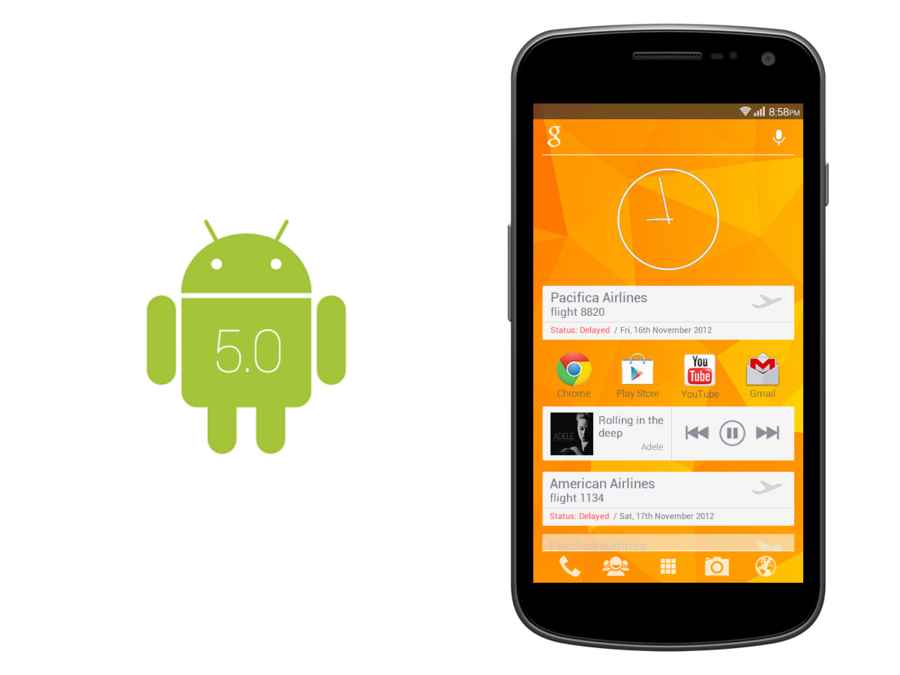 Android 5.0 когда и где появится