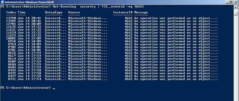 Аудит доменных служб Active Directory штатными средствами в Windows Server 2008 R2-04