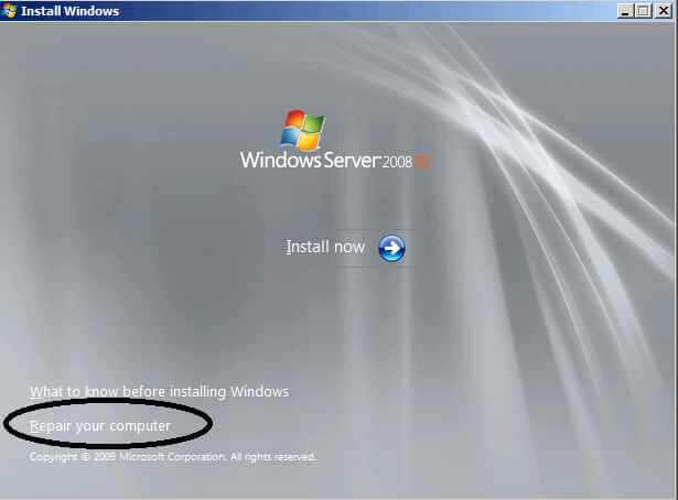 Как сбросить пароль Доменому Администратору в Windows server 2008R2, или про то, как взломать контроллер домена за 5 минут-02