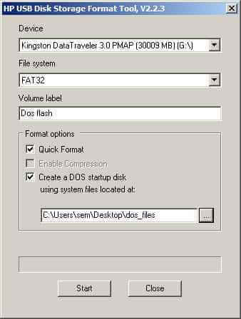Как создать загрузочную флешку с DOS-03