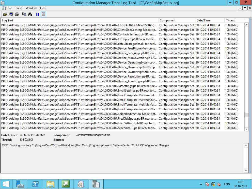 Как установить SCCM (System Center Configuration Manager) 2012R2 в windows server 2012R2 -2 часть.Установка-72