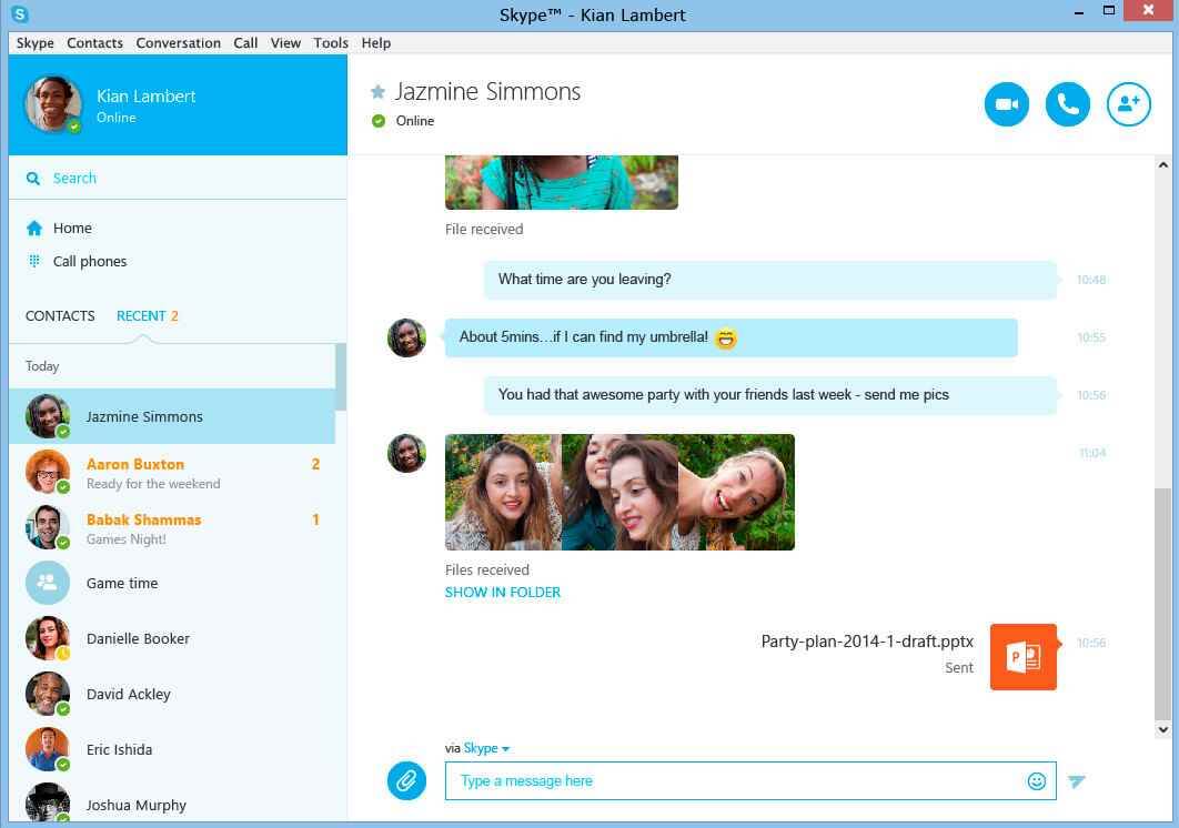 Microsoft представила версию Skype с переработанным дизайном