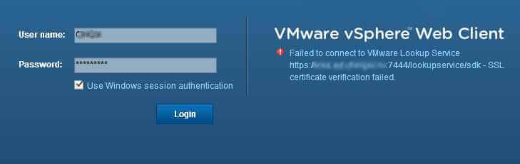 Ошибка при аутентификации Windows в WEB-клиенте VMWare vCenter-01