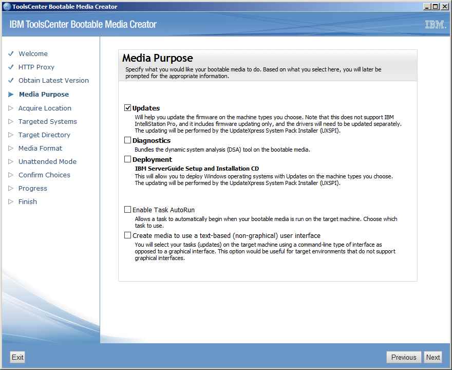 Как обновить все прошивки на IBM сервере с помощью IBM Bootable Media Creator (BoMC)-06