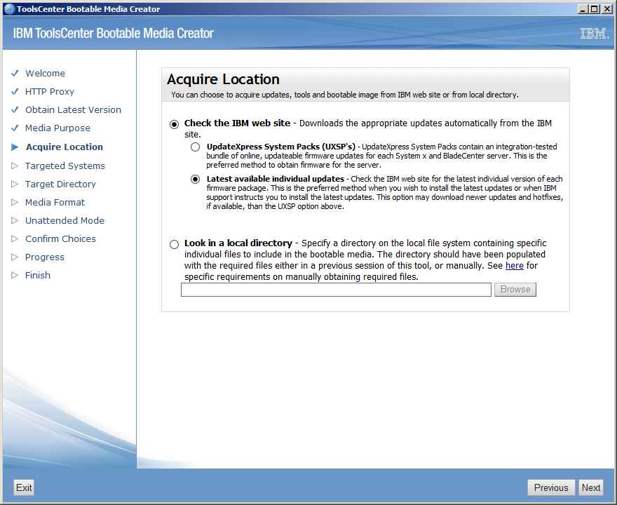 Как обновить все прошивки на IBM сервере с помощью IBM Bootable Media Creator (BoMC)-07