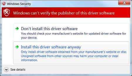Как отключить проверку цифровой подписи драйвера в Windows 7-01