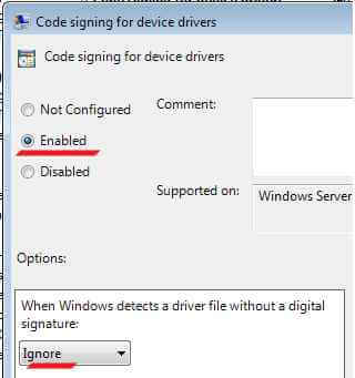 Как отключить проверку цифровой подписи драйвера в Windows 7-07