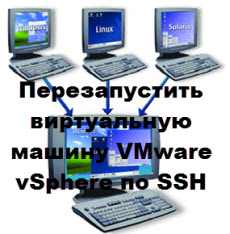 Как перезапустить виртуальную машину на VMware vSphere