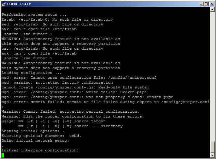 Как сменить пароль root в Juniper SRX-06