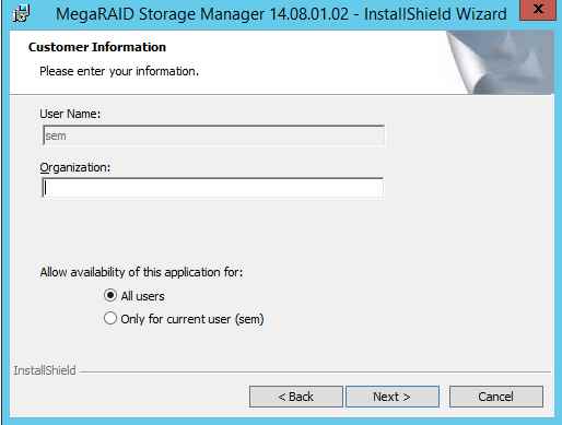 Как установить MegaRAID Storage Manager (MSM) в windows server 2012R2-09
