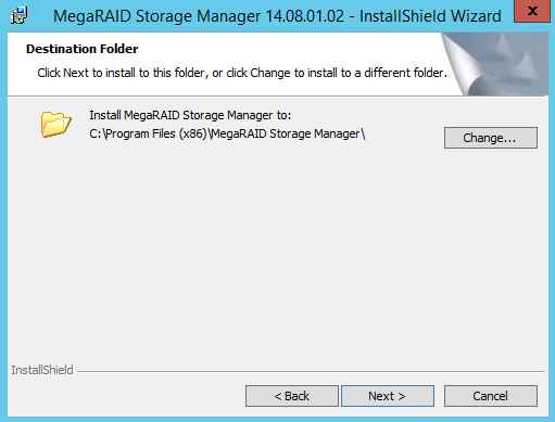 Как установить MegaRAID Storage Manager (MSM) в windows server 2012R2-10