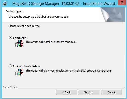Как установить MegaRAID Storage Manager (MSM) в windows server 2012R2-11