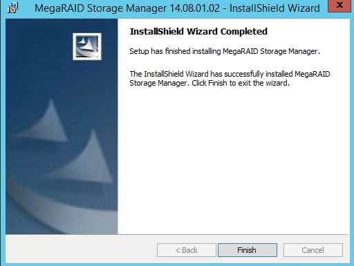 Как установить MegaRAID Storage Manager (MSM) в windows server 2012R2-15