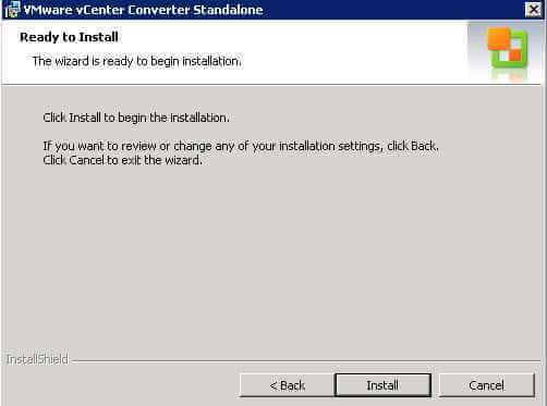 Как установить VMware vCenter Converter Standalone 5.x.x-07