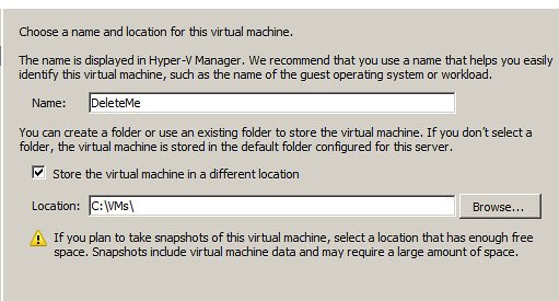 Как восстановить виртуальные машины Hyper-V при копировании на другой хост в windows server 2008R2-01