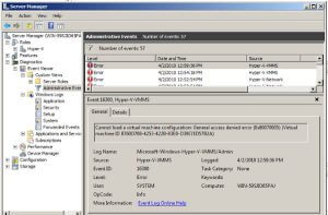 Как восстановить виртуальные машины Hyper-V при копировании на другой хост в windows server 2008R2-09