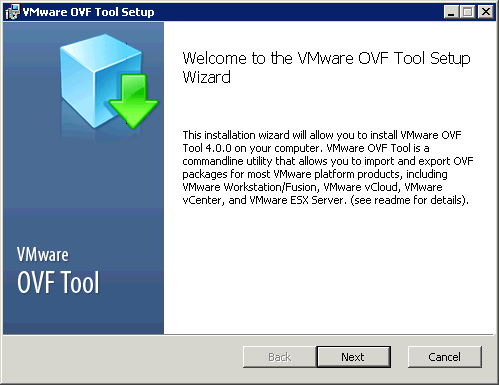 Что такое и как установить VMware OVF Tool 4.0.0-01
