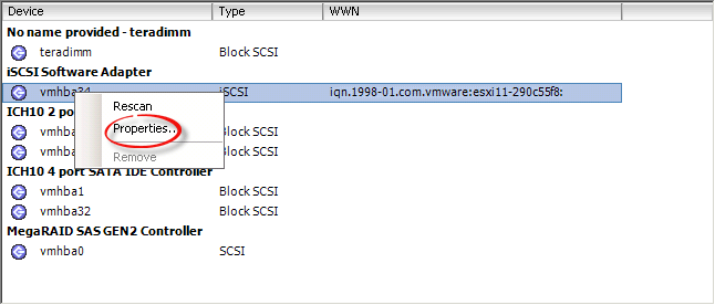 Как добавить iscsi адаптер в ESXI 5.x.x и подключить iscsi диск-04