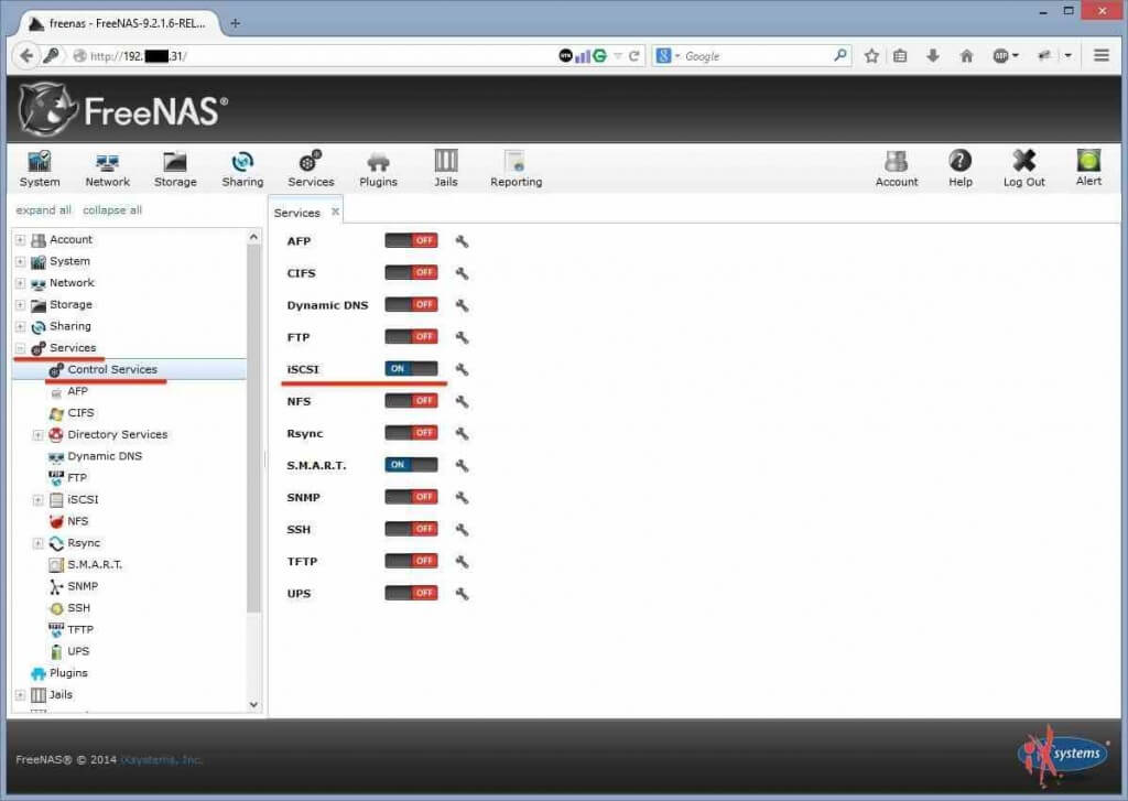 Iscsi freenas настройка windows