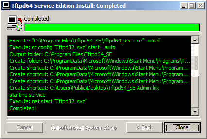 Как установить tftp сервер на примере tftpd64 service edition-07