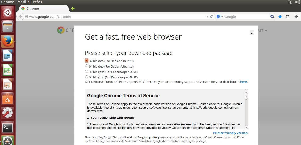 Как установить Google Chrome в Ubuntu, Debian-01