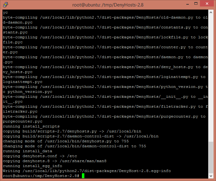 Ограничить число попыток входа через терминал в Debian, Ubuntu-04