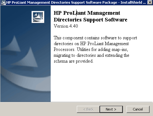 Как установить HP Directories Support for ProLiant Management Processors-01