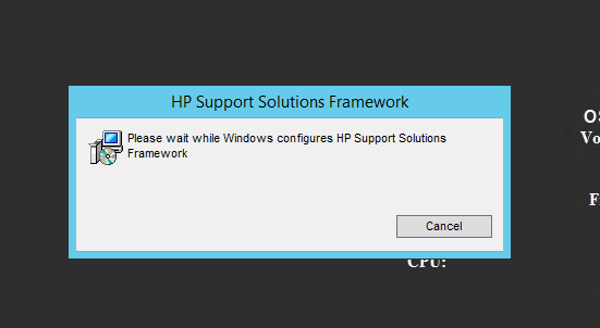 Как установить HP Support Solutions Framework 11-03