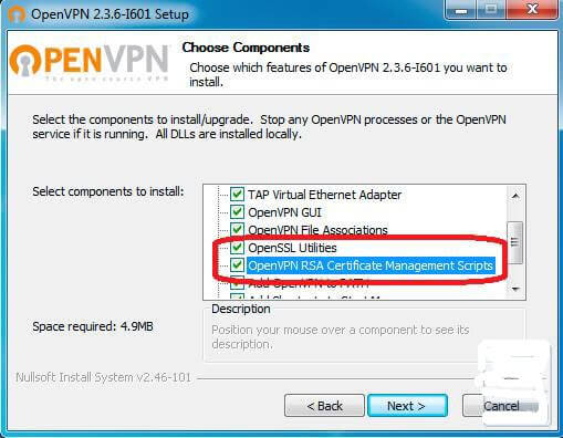 Установка OpenVPN 2.3.8