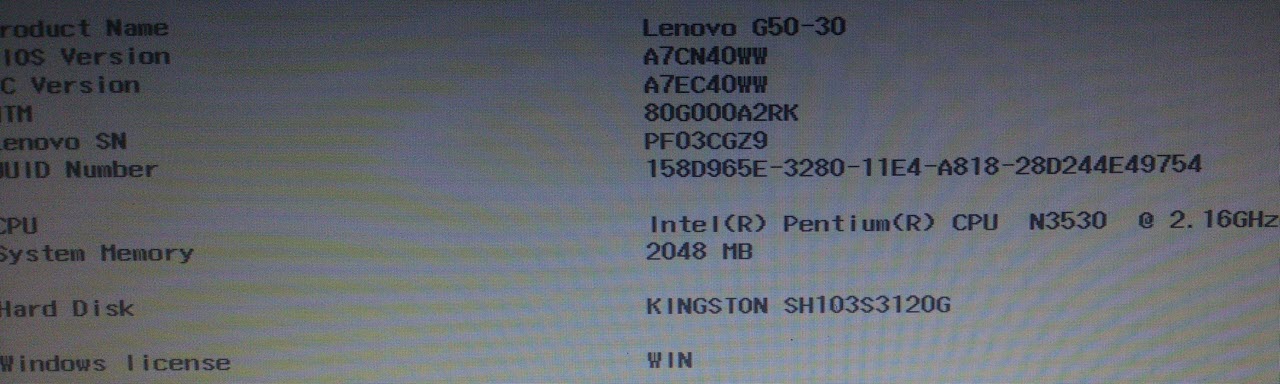 установить Windows 8.1 на ноутбук Lenovo G50-30-05