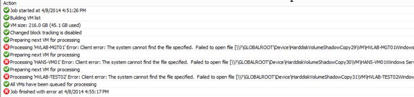 Ошибка Failed to open file GLOBALROOT в Veeam Backup Replication 7-01