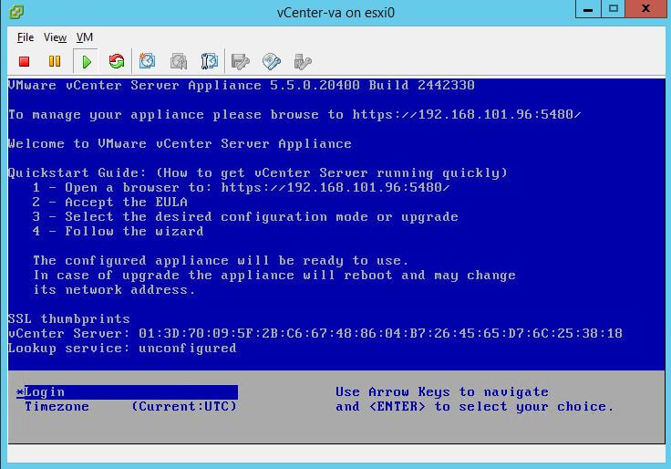 Как установить VMware-vCenter-Server-Appliance-5.5.0.10300-11