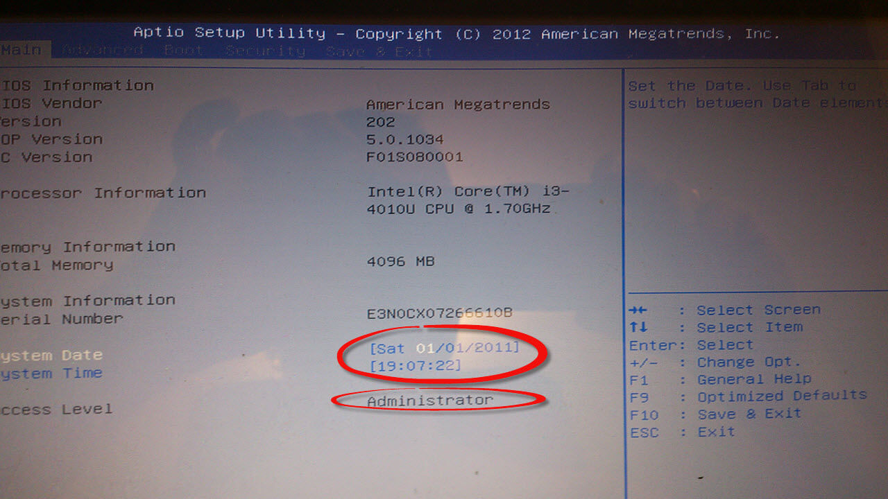 Как сбросить админский пароль BIOS на ASUS X200LA-05