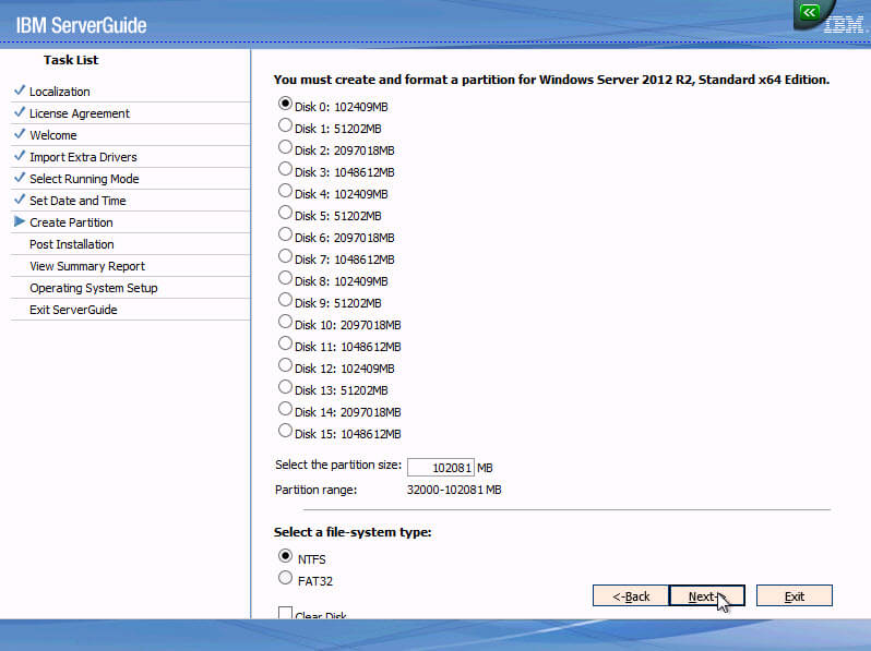 Как установить Windows 2012R2 на блейды IBM Blade HS22-09