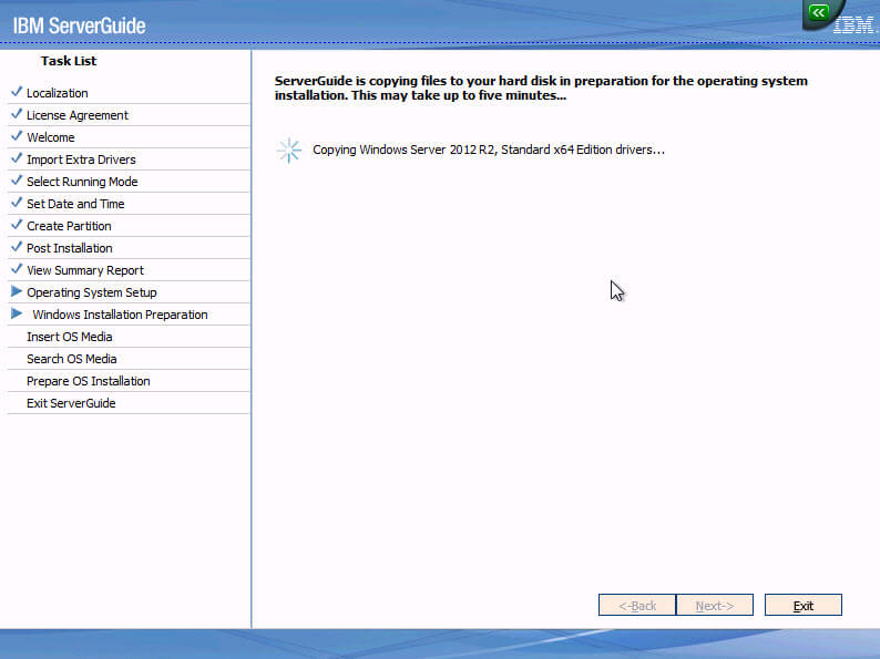 Как установить Windows 2012R2 на блейды IBM Blade HS22-13