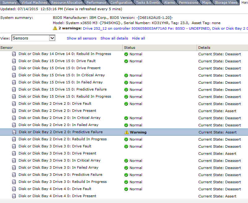 Ошибка host storage status в vCenter 5.5-15