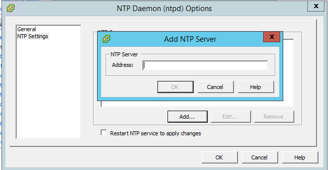 Как настроить время и NTP клиента в ESXI 5.5-05