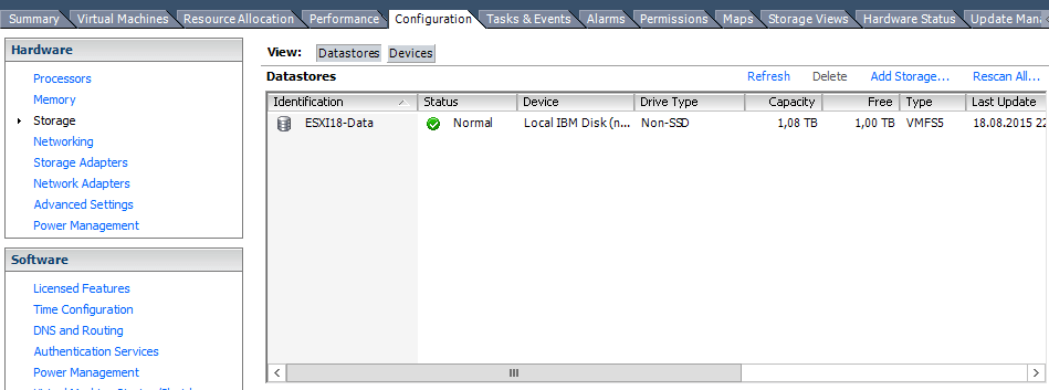 Как подключить NFS диск с Open-e 7 в VMware ESXI 5.5-11
